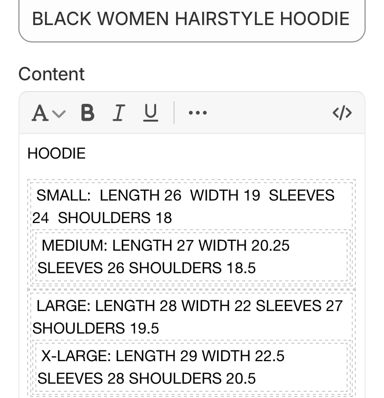 Run with us BLACK WOMEN HAIRSTYLE HOODIE