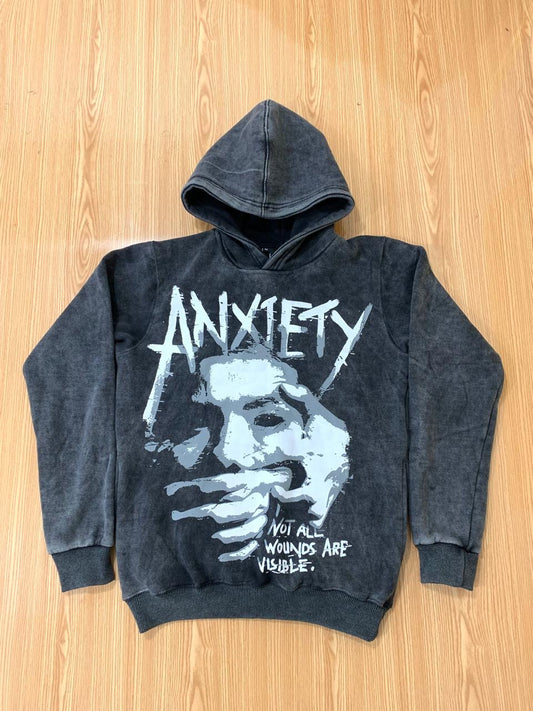 ACID WASH ANXIETY HOODIE