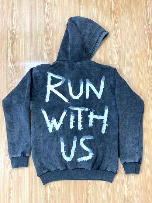 ACID WASH ANXIETY HOODIE