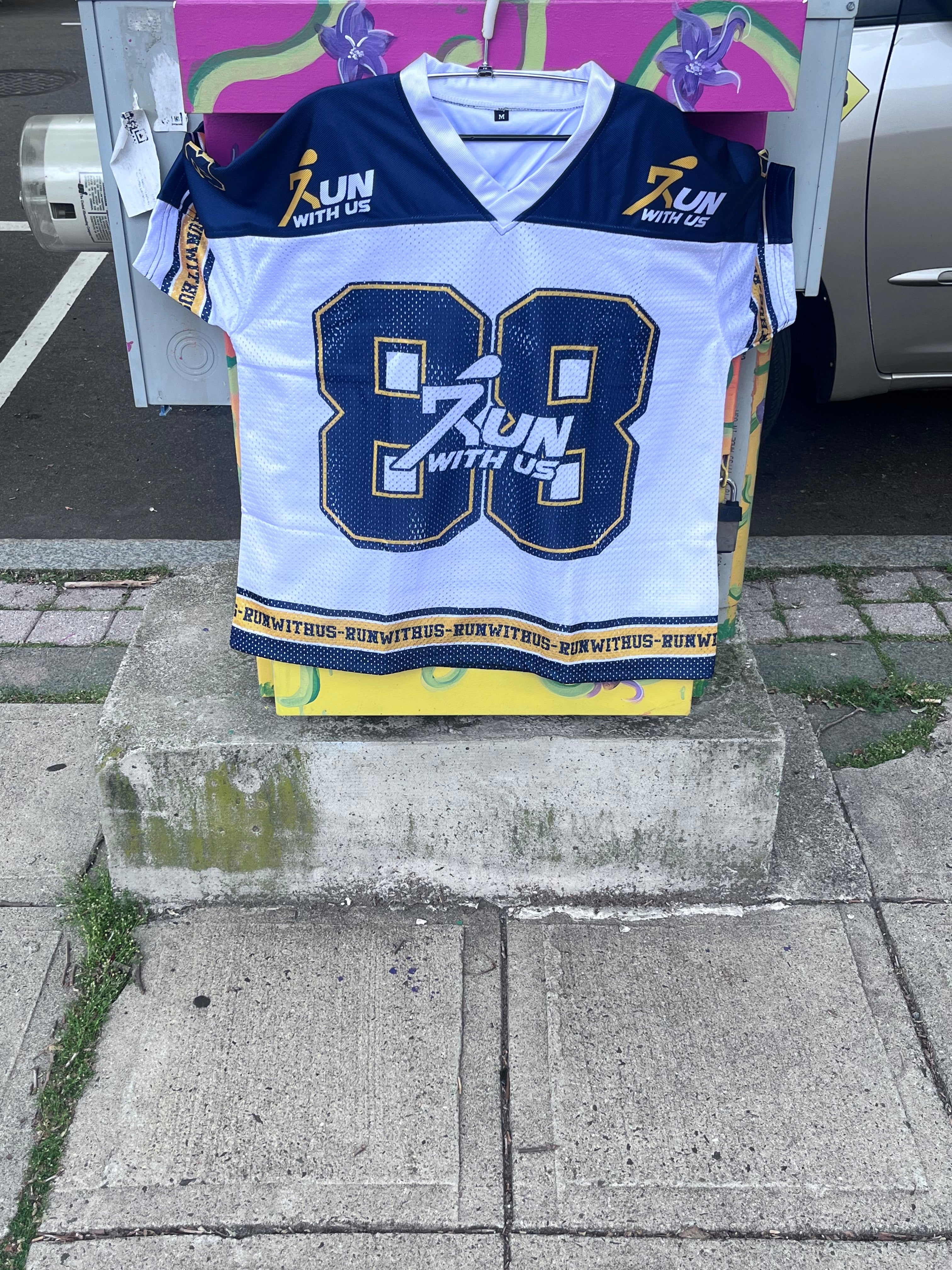 Run with us football Jersey