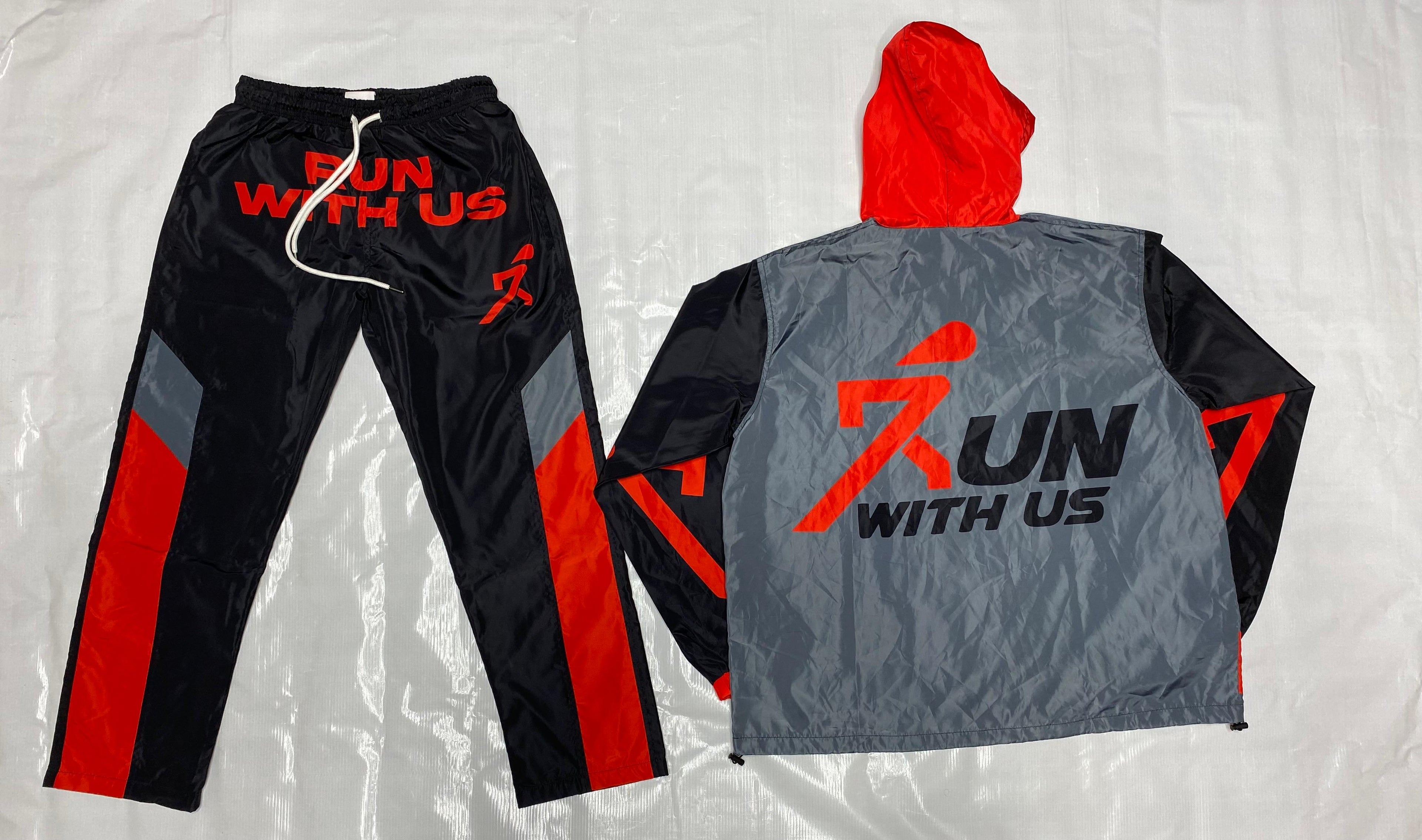 RUN WITH US-WINDBREAKER SET