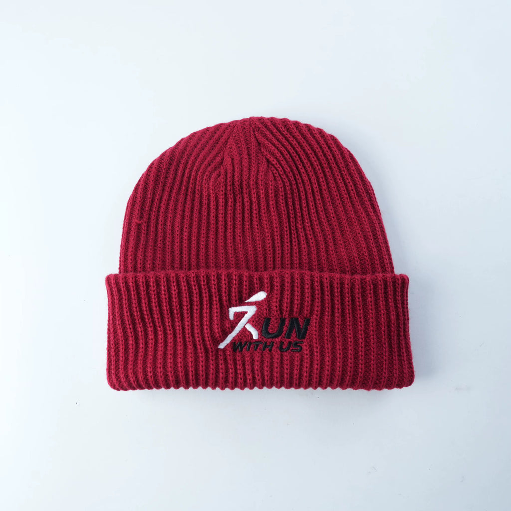 A Run With Us cotton beenie