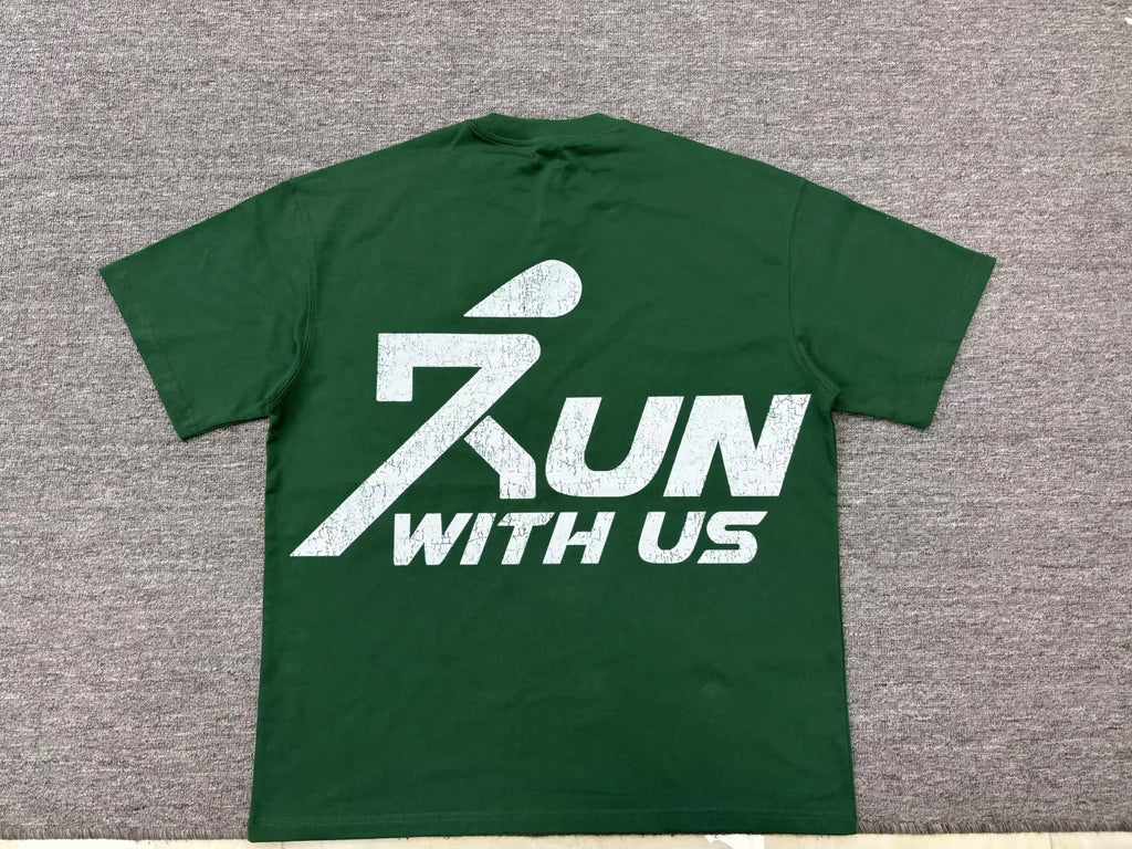 Run with us anxiety green