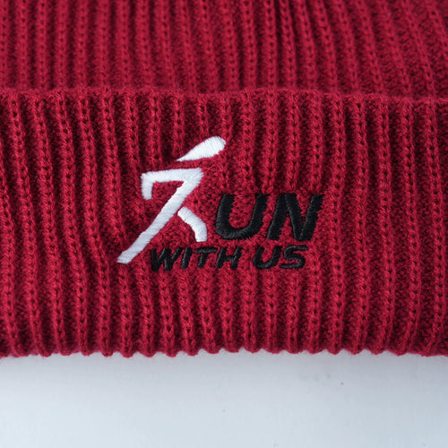 A Run With Us cotton beenie