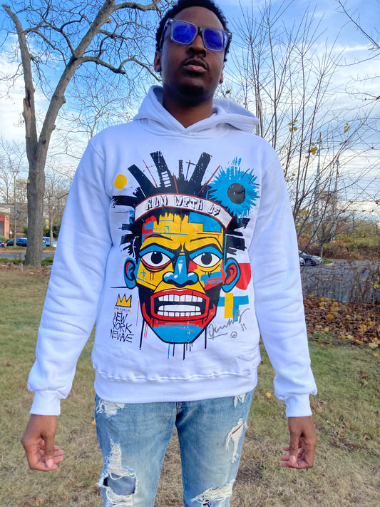 african face hoodie