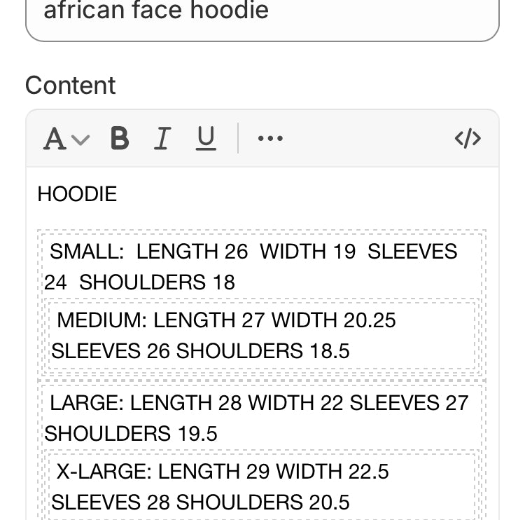 african face hoodie