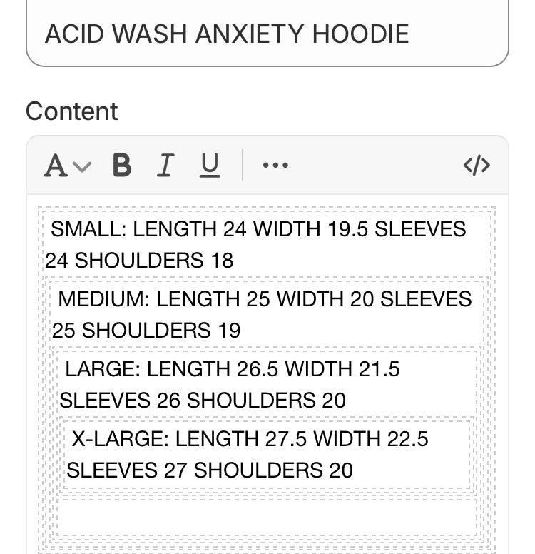 ACID WASH ANXIETY HOODIE