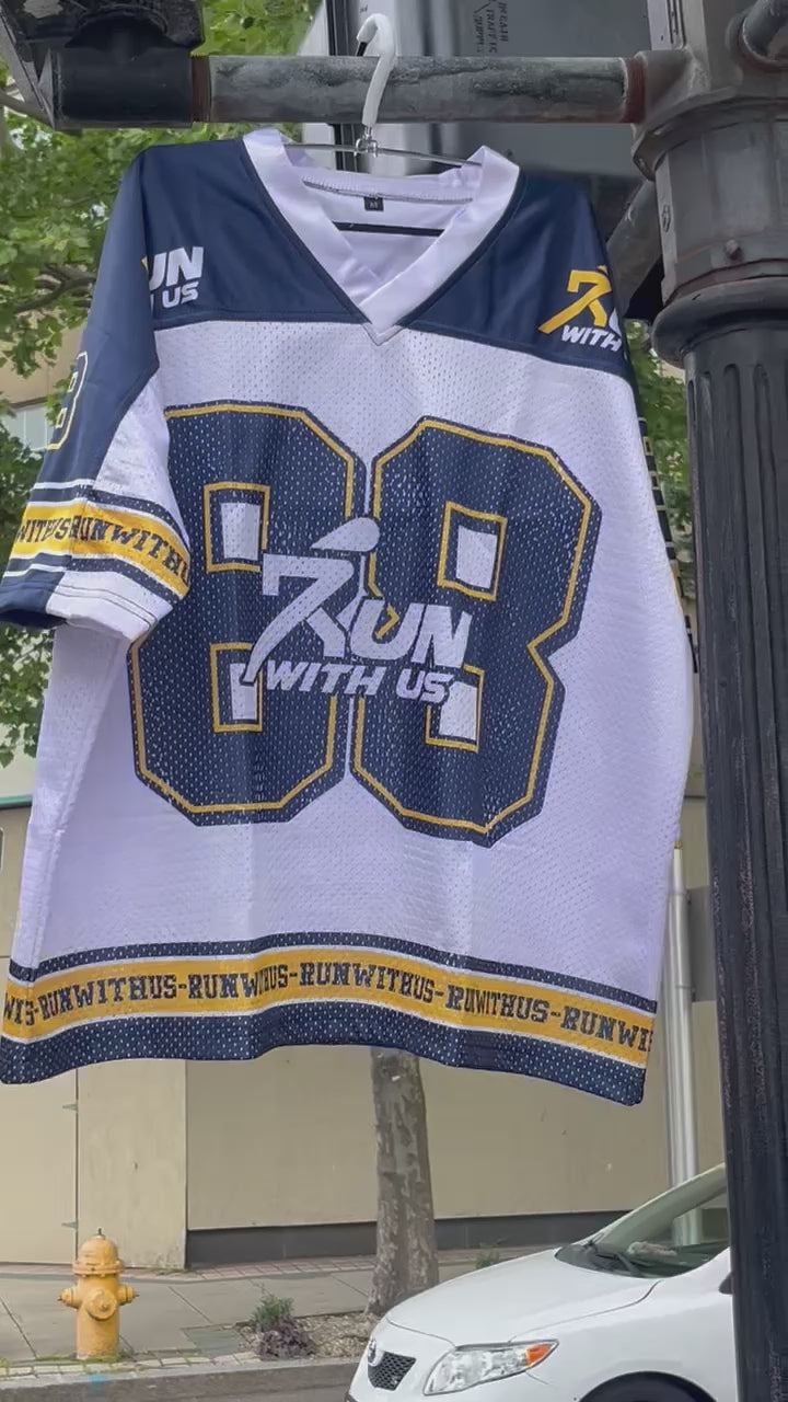 Run with us football Jersey